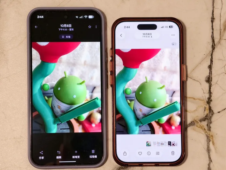 不論是Pixel 10系列傳給iPhone或是iPhone傳給Pixel 10系列都能相當迅速與方便的完成。趙筱文攝