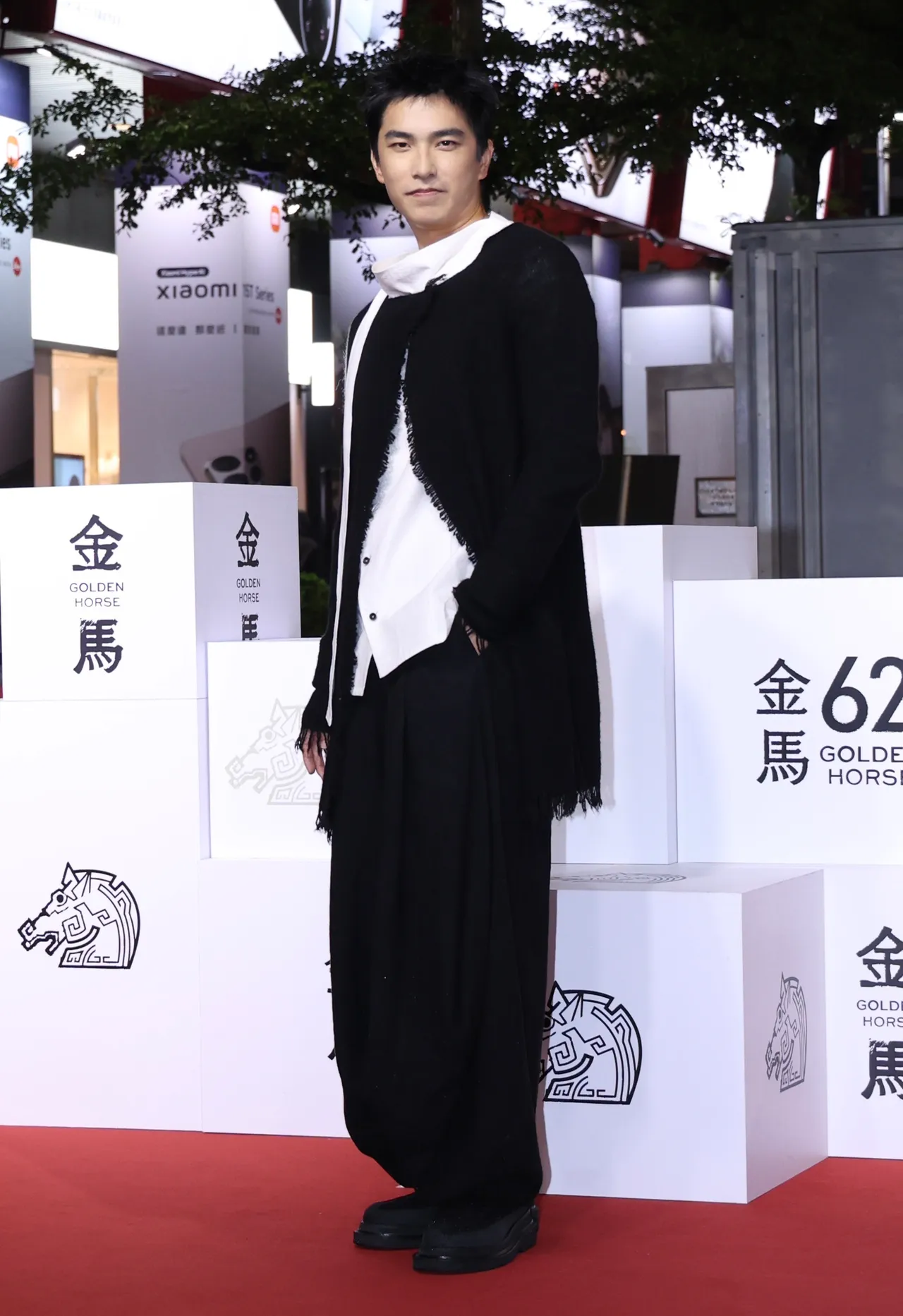 曾敬驊出席金馬影展活動，帥氣逼人。莊宗達攝