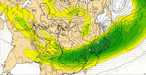 与风同行！高空喷射气流南压　台湾飞美国更快了