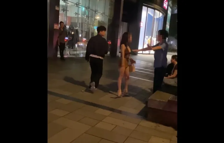 雙方口角衝突。翻攝自kkk._.0831