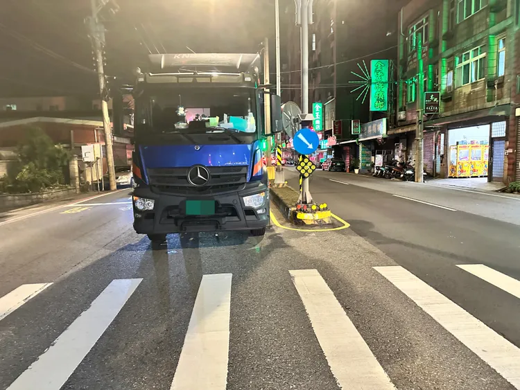 車禍現場。中壢警分局提供