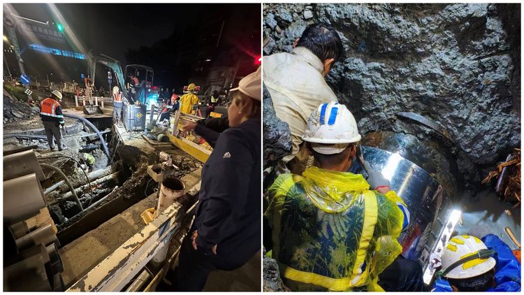 台電挖破水管　新北土城板橋多處停水到今晨