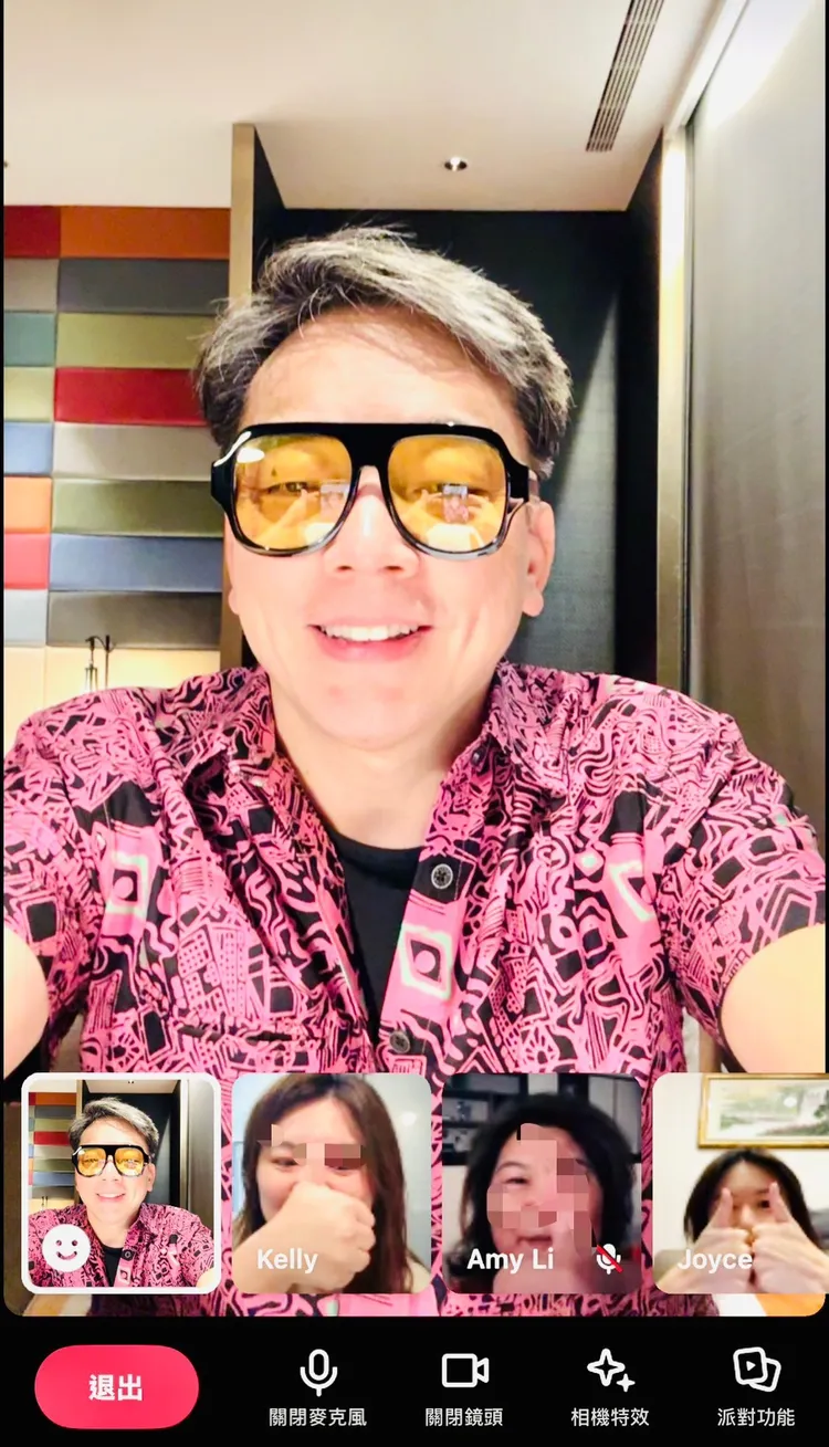 詹惟中表示，日前有一家三口同時找他視訊算命、讚不絕口。詹惟中授權提供