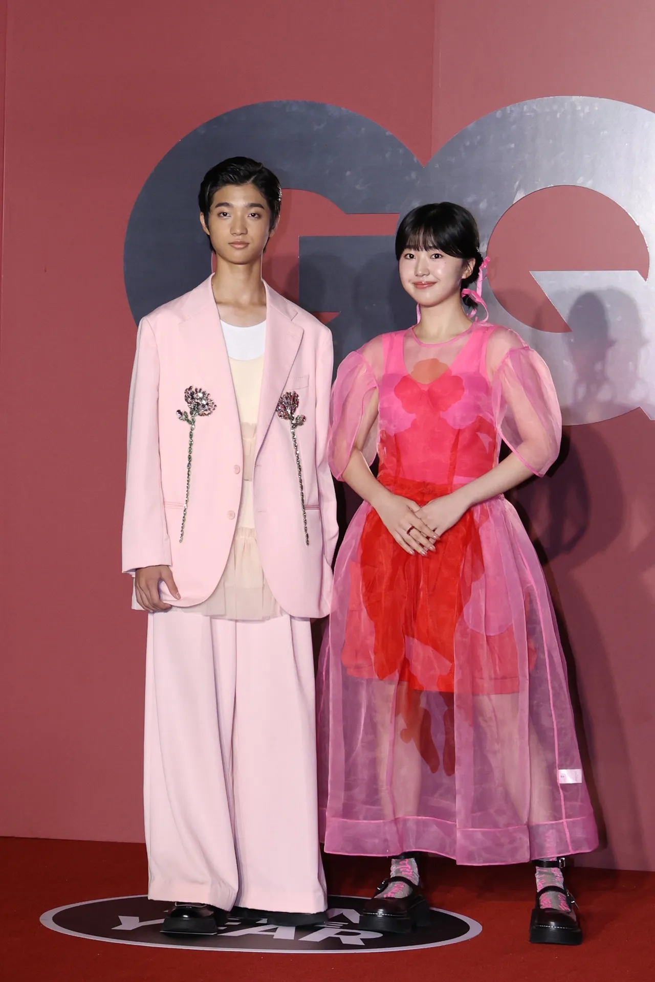 白润音（左）、白小樱（右）出席「GQ MOTY 2025」。庄宗达摄