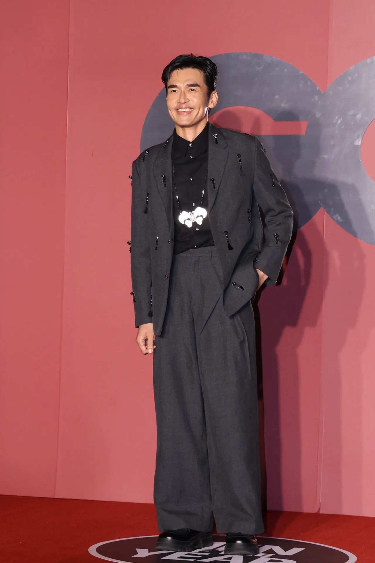 杨一展出席「GQ MOTY 2025」。庄宗达摄