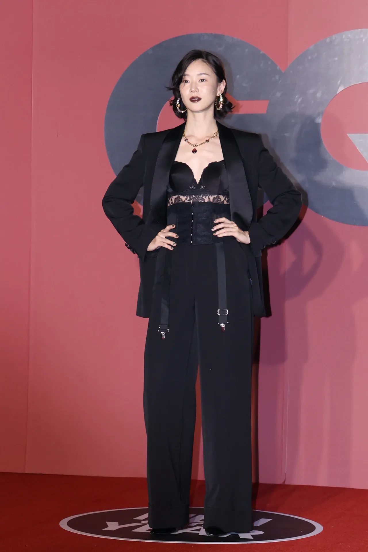 钟瑶出席「GQ MOTY 2025」。庄宗达摄