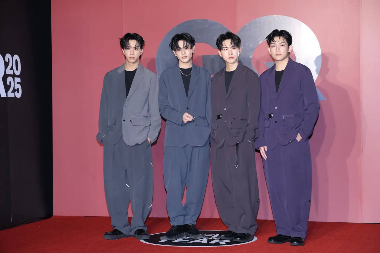 AcQUA源少年出席「GQ MOTY 2025」。庄宗达摄