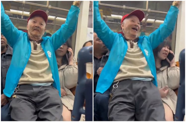 有片｜有人讓位偏不坐　老人強坐年輕女子腿上惹公憤