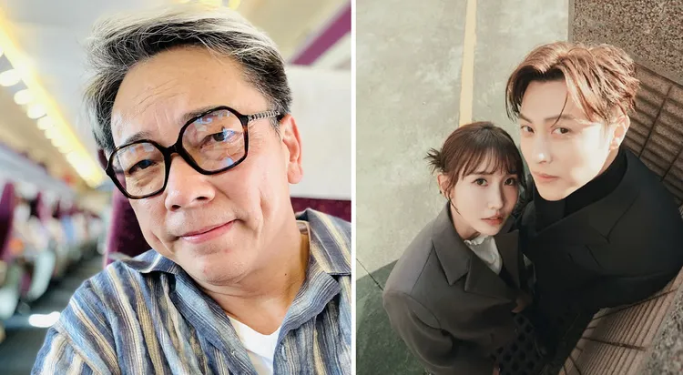  詹惟中谈「粿王」事件。照片翻摄詹惟中及粿粿IG，影片翻摄好运詹惟中小红书