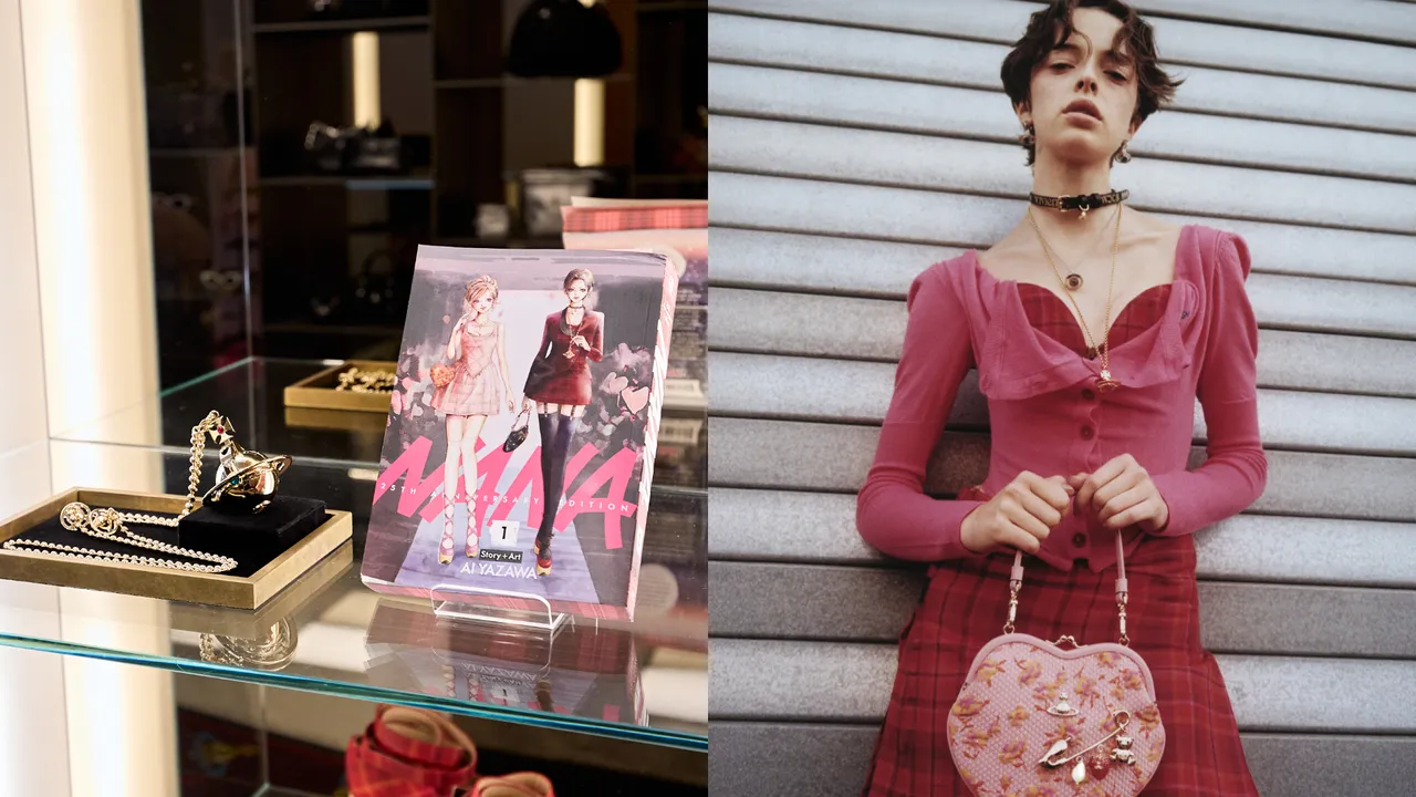 Vivienne Westwood與經典漫畫《NANA》推出聯名。品牌提供