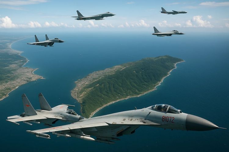 47共軍機艦襲擾台海周邊海空域 國軍機艦嚴密監控