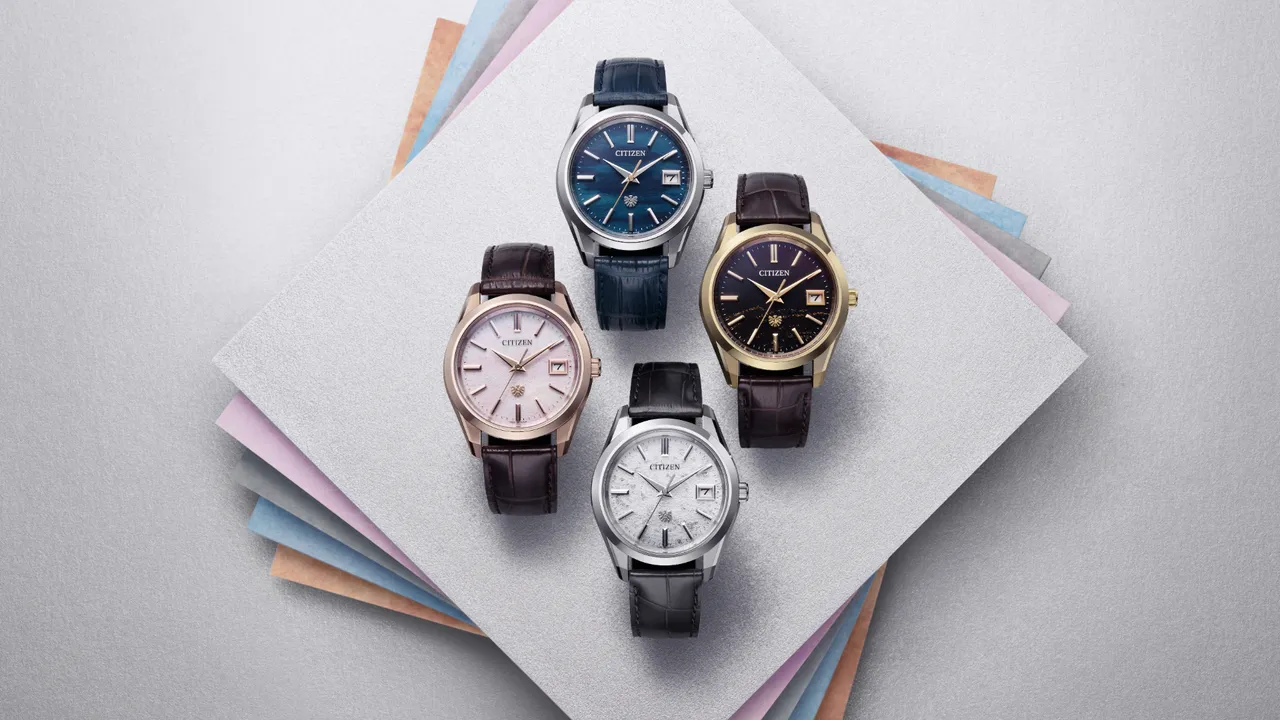 The CITIZEN以日式文學為主題推出4款限定新作。品牌提供