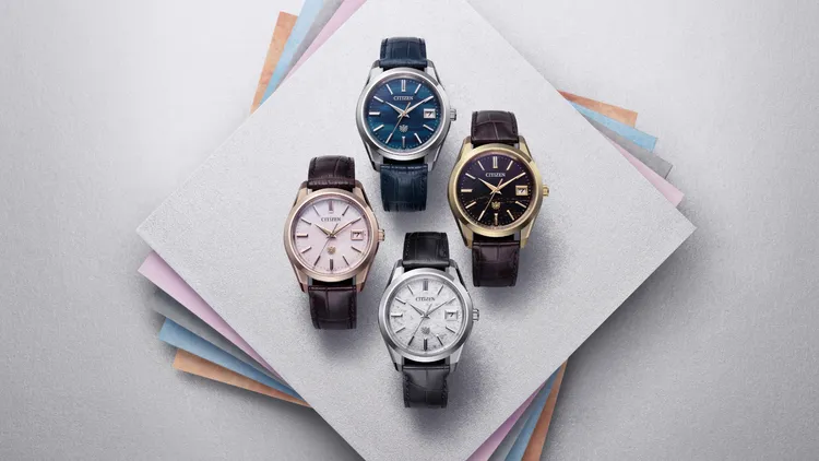 The CITIZEN以日式文学为主题推出4款限定新作。品牌提供