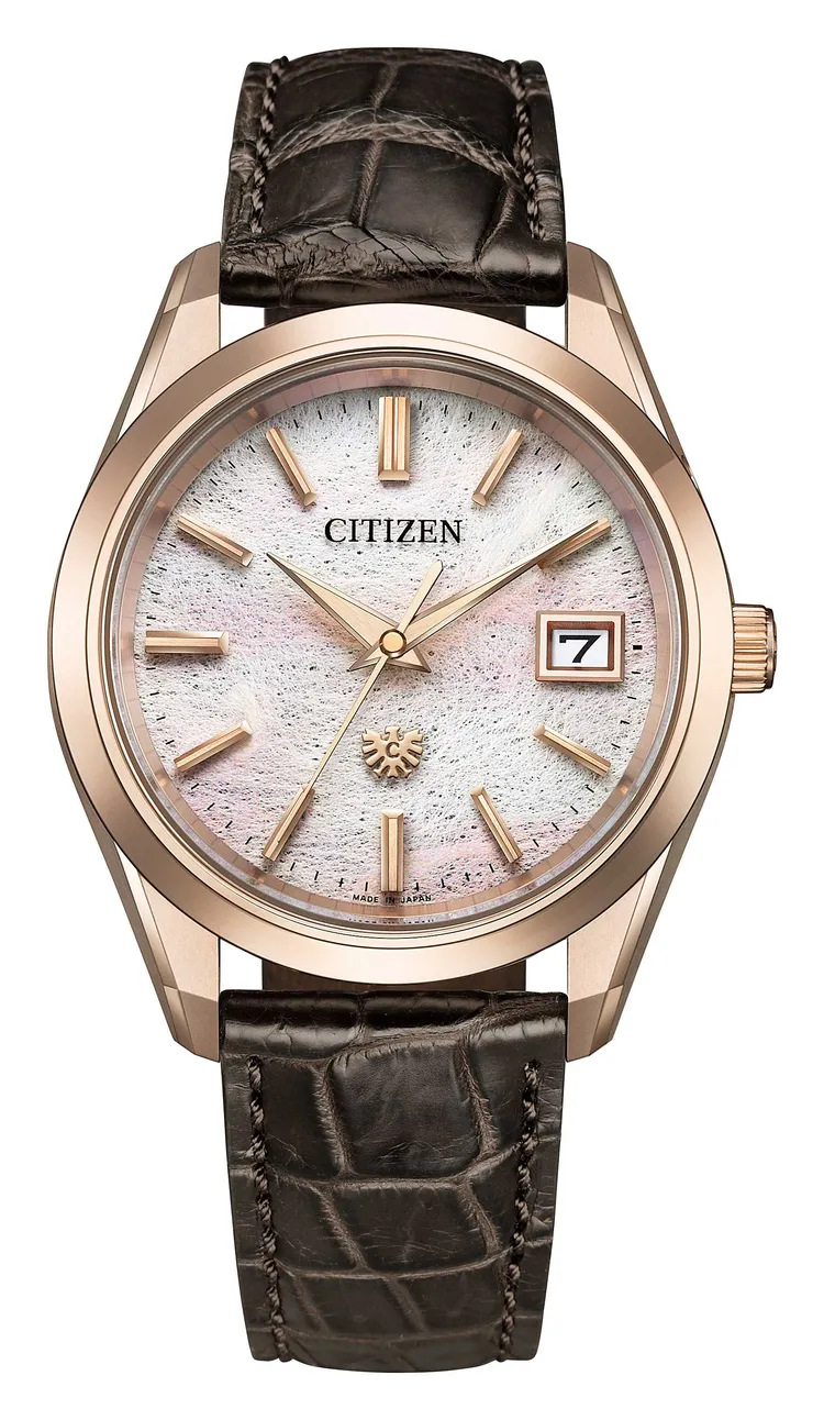 The CITIZEN「春韶」腕錶AQ4106-00A，11萬8000元。品牌提供