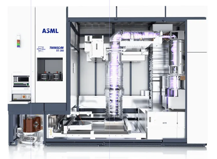 ASML 推出最新I-line系統（XT:260）。翻攝自ASML官網