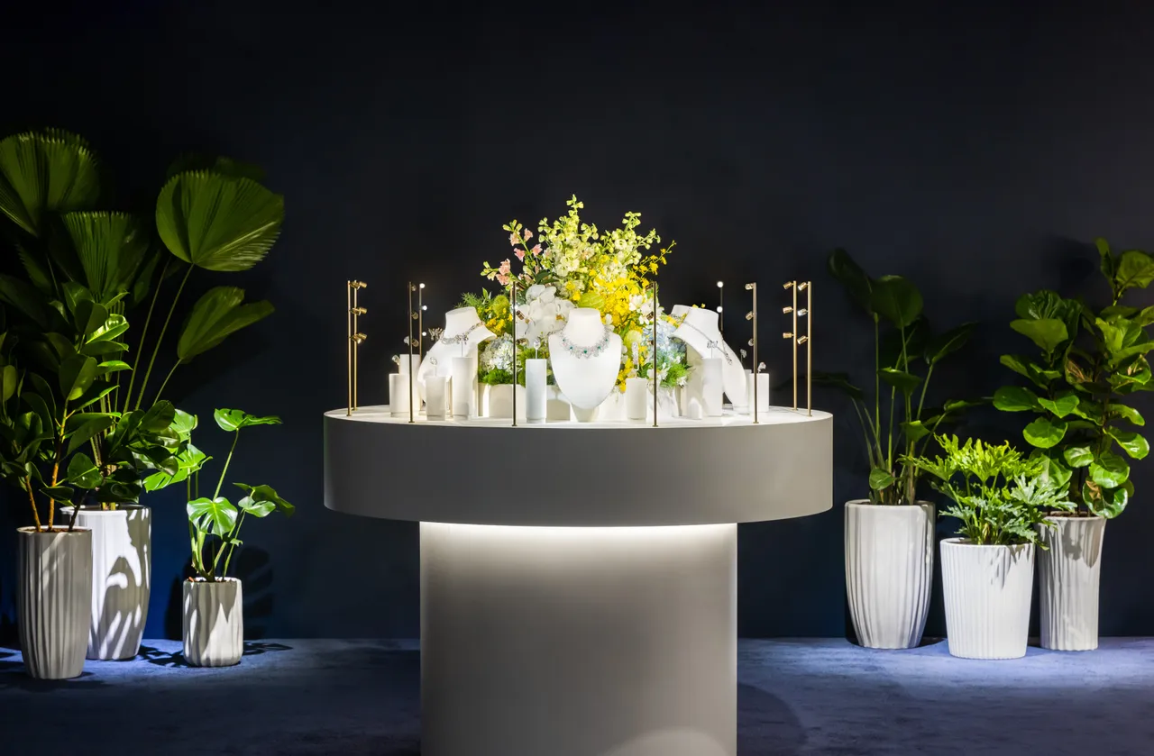 Tiffany 2025年度高级珠宝展展场。品牌提供