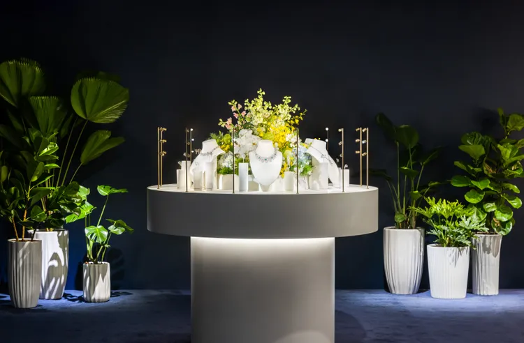 Tiffany 2025年度高級珠寶展展場。品牌提供