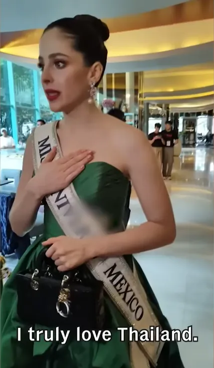 墨西哥佳丽法蒂玛‧博许（Fátima Bosch）。YouTube CNA