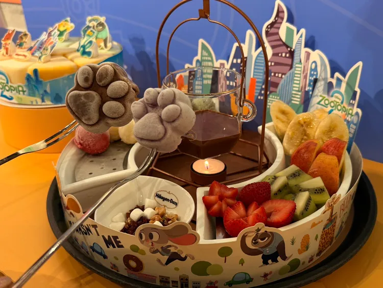 哈根達斯推出動物方城市冰淇淋火鍋，限定「超萌萌爪冰」增添視覺驚喜。陳揚盛攝