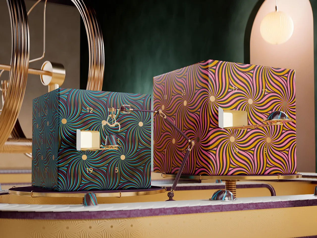 新推出节庆限量倒数月历，两款各含24颗精选胶囊咖啡。Nespresso提供