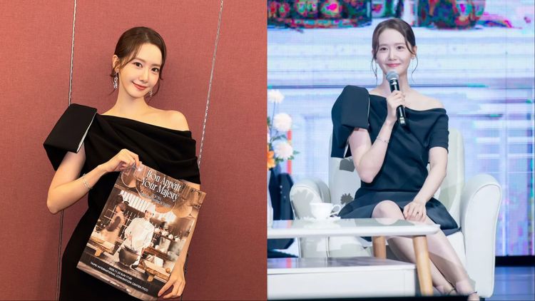 潤娥當最美廚師有Qeelin加持 　黑禮服露香肩襯出微閃葫蘆珠寶