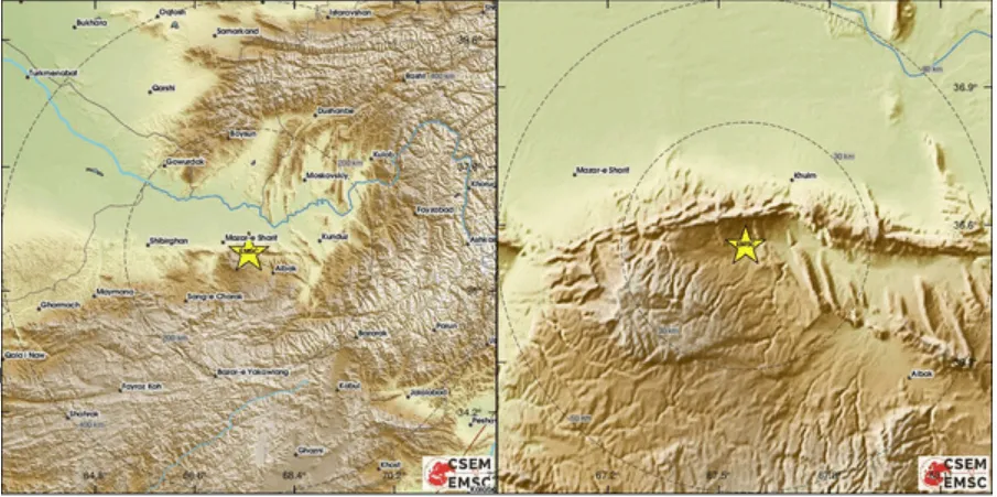 阿富汗北部6.3强震　USGS发布警报「可能有重大伤亡」