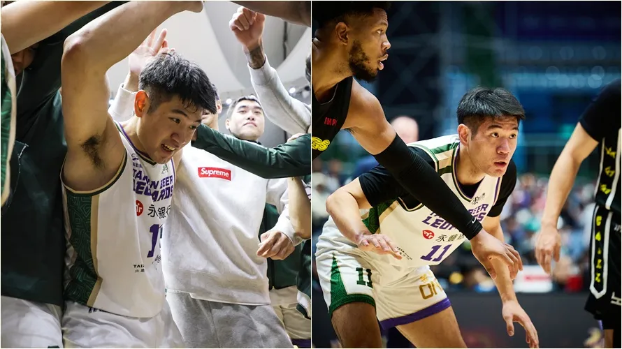 莊博元職籃第二年登上先發名單，進步也被大眾看見。台啤雲豹提供