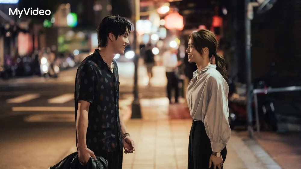 范少勳（左）與宋芸樺戀愛線甜炸。公共電視、台灣大哥大MyVideo提供