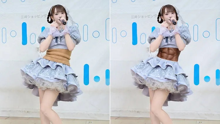 網友惡搞作品。翻攝自白須彩乃X