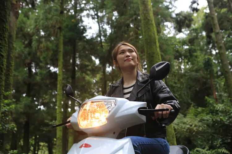 旅程最後，Anica以一句「剛剛好的舒服，就是最好的陪伴」為今天的騎乘下了註解。林浩昇攝