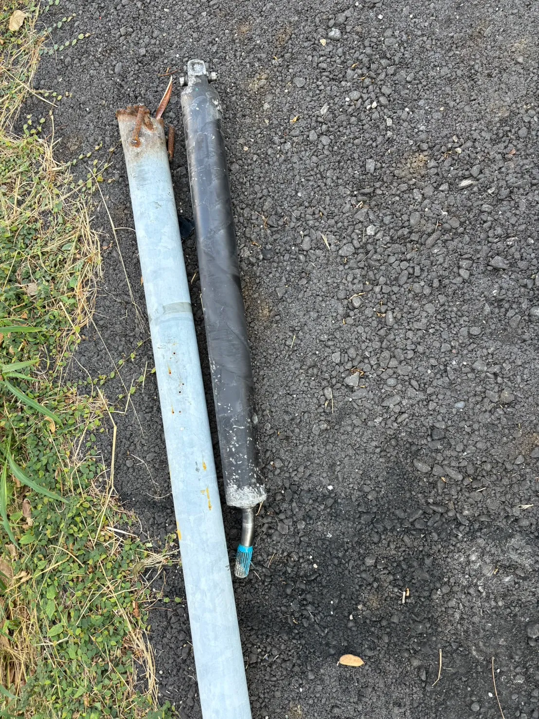 肇事的传动轴。民众提供