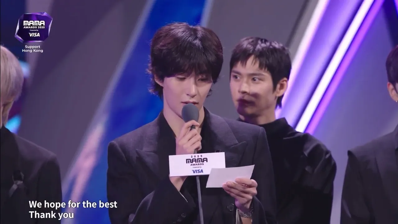 RIIZE老么ANTON特地以粵語向香港民眾致意。翻攝Mnet