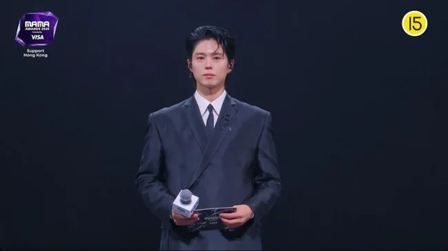 朴寶劍擔任多屆MAMA大獎主持人，今年心情最沉重。翻攝Mnet