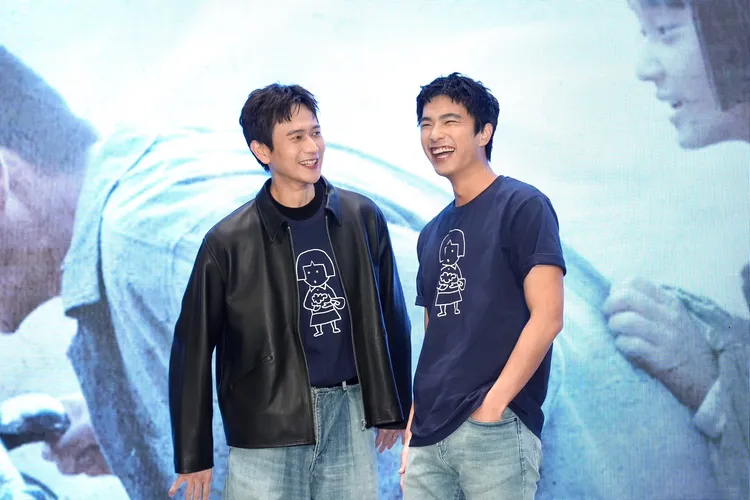 劉冠廷（左）與曾敬驊。娛樂中心攝
