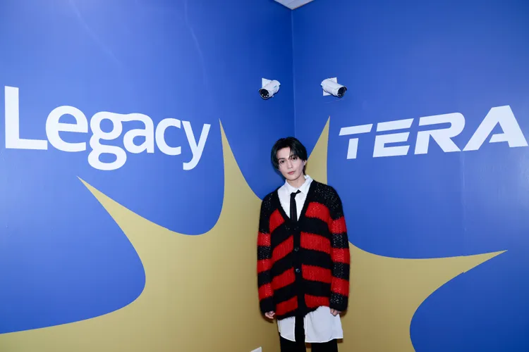 八木勇征今天見面會前受訪。LDH愛夢悅提供