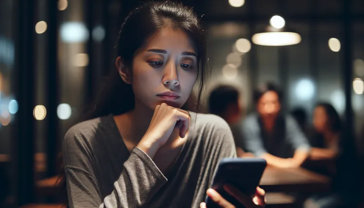 一位离婚女子找ChatGPT寻求慰藉，结果竟与这位自创的AI男友结婚。AI生成示意图