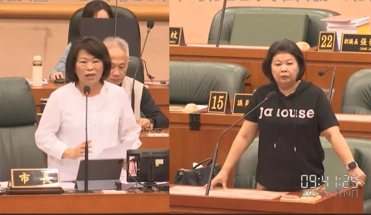 嘉義市長黃敏惠今天回應議員張秀華質詢，表示加碼6000財源沒問題。取自嘉義市議會直播