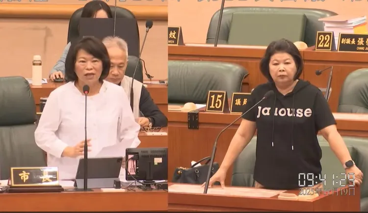 嘉義市長黃敏惠今天回應議員張秀華質詢，表示加碼6000財源沒問題。取自嘉義市議會直播