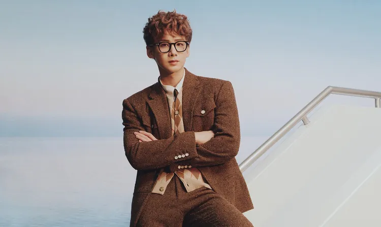 白敬亭是LV品牌大使之一。翻攝白敬亭微博