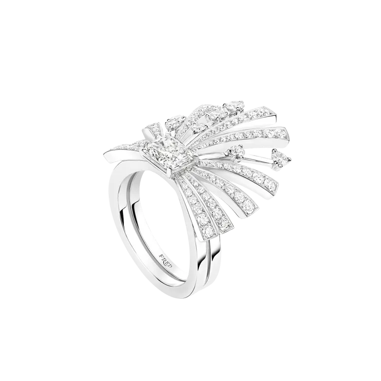 FRED高級珠寶Soleil d'Or Sunrise戒指。品牌提供