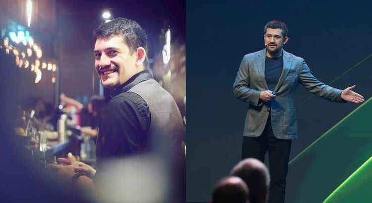 黃仁勳混血帥兒現身！棄調酒師轉型科技人　開講AI機器人有乃父之風