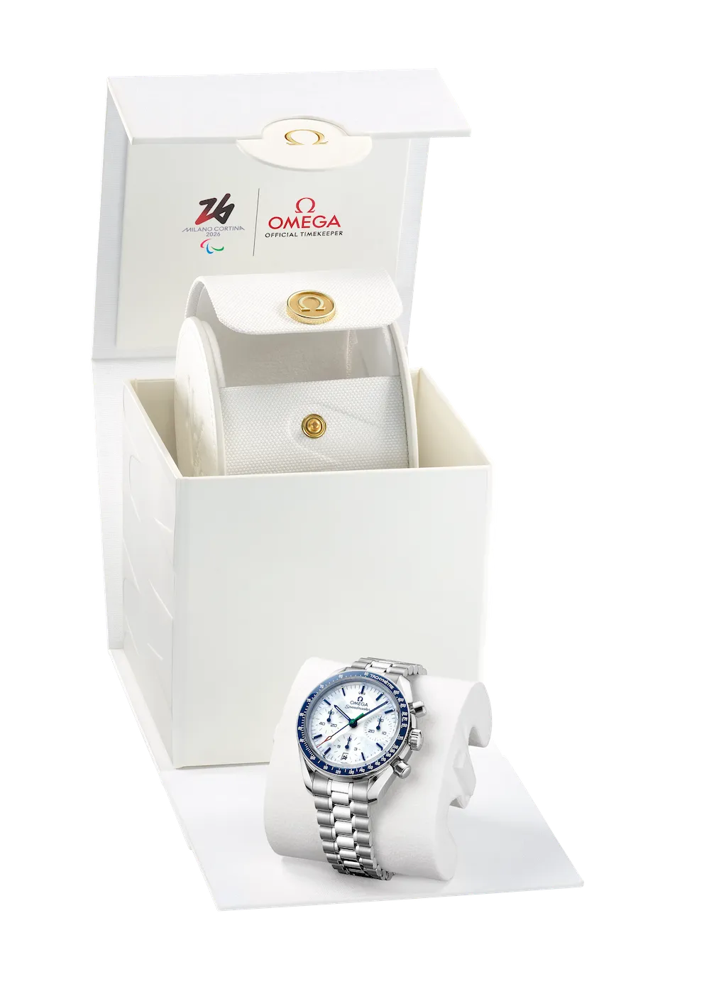 OMEGA 超霸Milano Cortina 2026 Paralympic 限定腕表。品牌提供