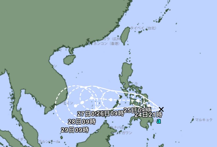 天琴颱風最快明生成！路徑曝光　日本先發烈風警報