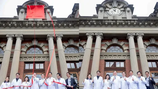 百年古迹「再度滴答」！台大医院复刻1919电气时钟今启用