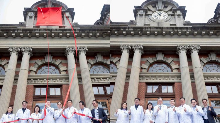 百年古蹟「再度滴答」!台大醫院復刻1919電氣時鐘今啟用