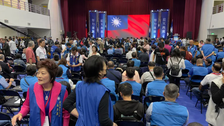 国民党全代会。李俊毅摄