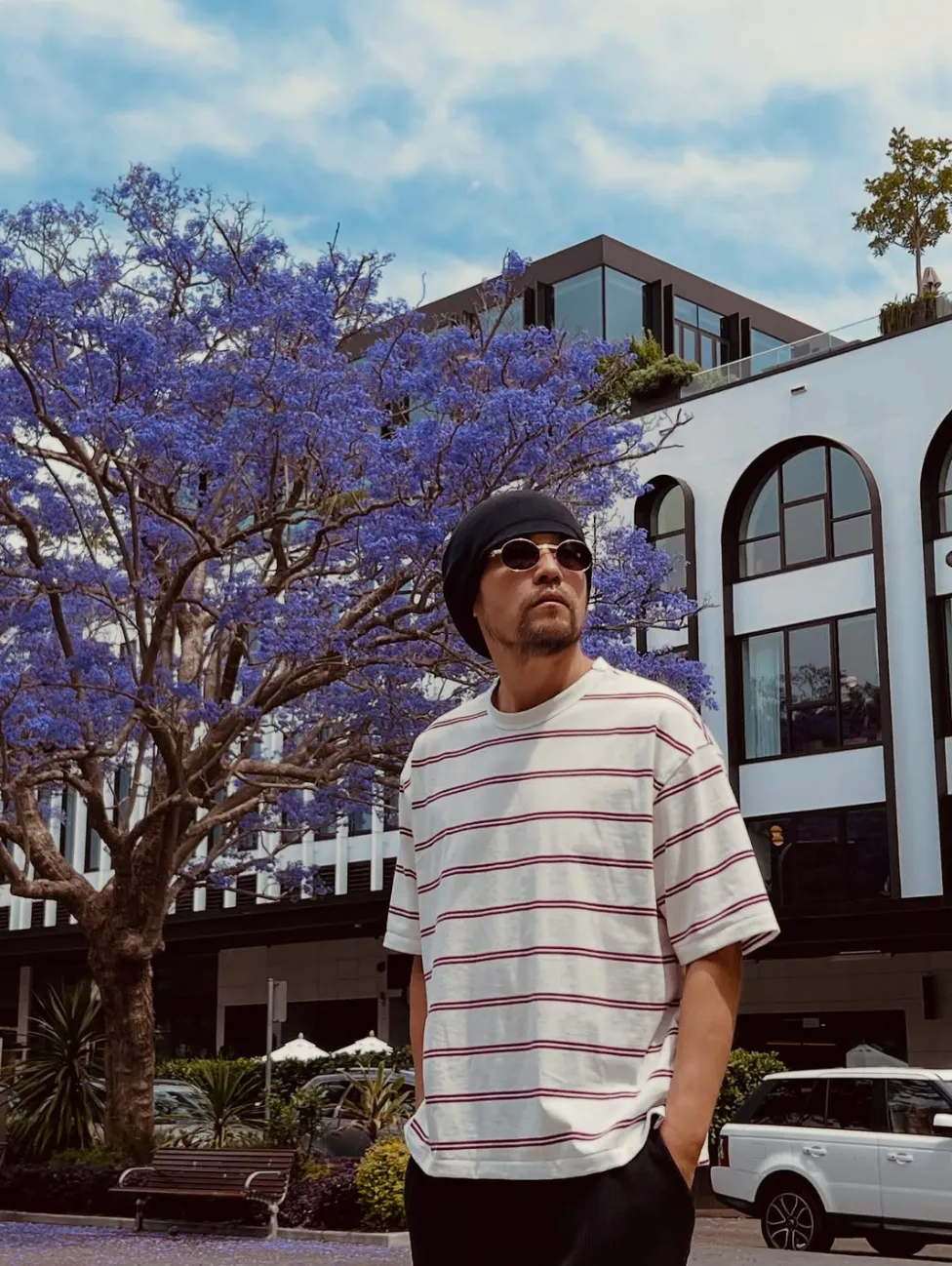 周杰伦日前晒出的造型，被误认成「黄明志」。翻摄周杰伦IG