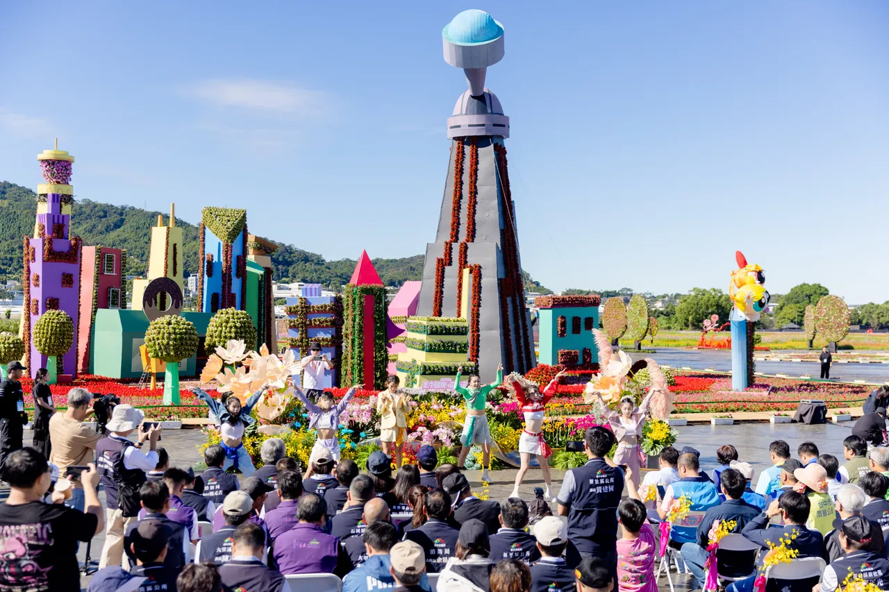 台中新社花海暨国际花毯节将于11月8日热闹登场。市府提供
