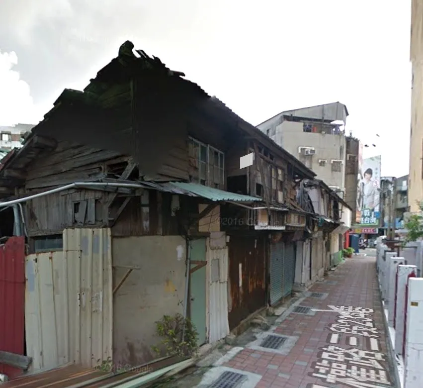 台南中西区协进市场,2023年拆除前样貌。翻摄google map