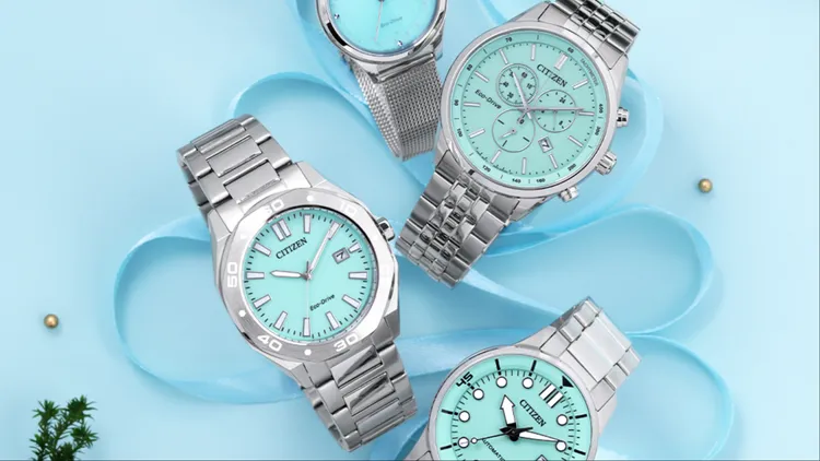 CITIZEN將罕見「藍月」入錶　湖水藍夜光面盤美到發光